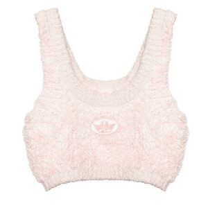 BOYS LIE Mami Cozy Bralette. Soft Pink Fuzzy Bralette